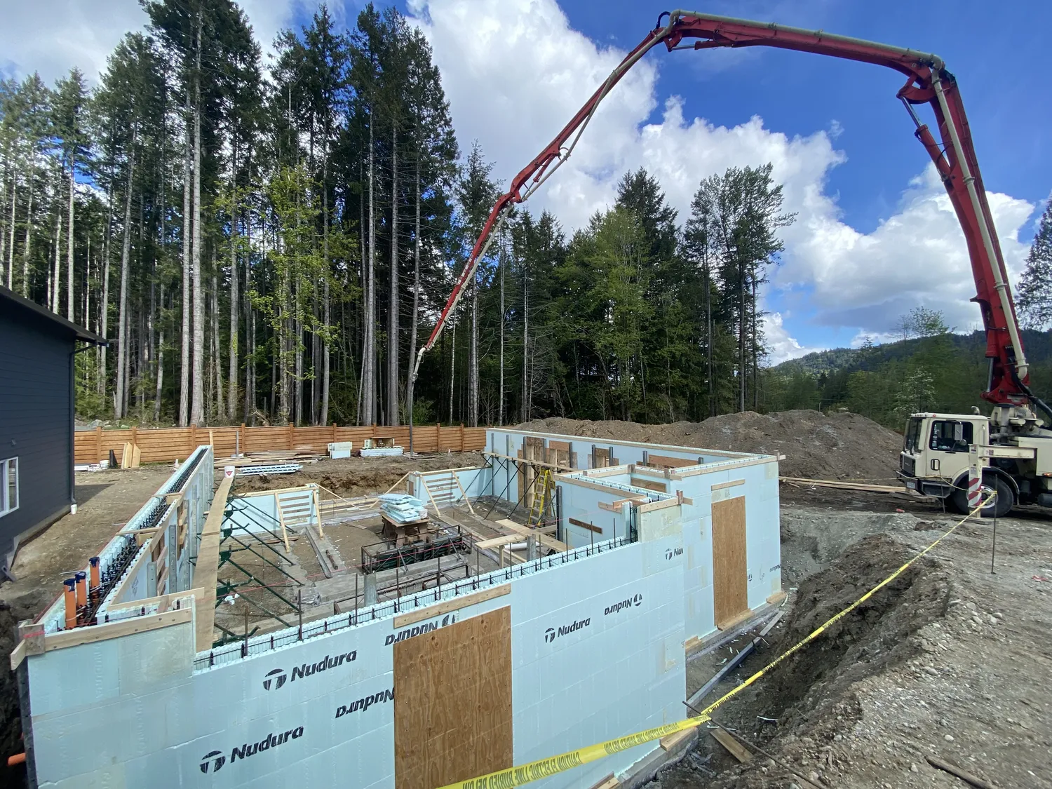 Insulated concrete form (ICF) foundation installation by Arama Building & Renovations in Qualicum Beach Insulated concrete form (ICF) foundation installation by Arama Building & Renovations in Qualicum Beach