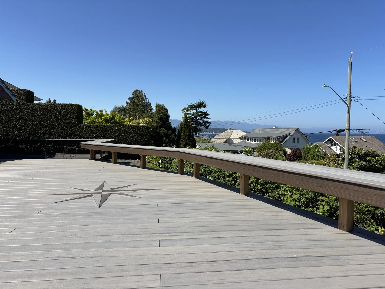 new deck build by Arama Building & Renovations in Qualicum Beach new deck build by Arama Building & Renovations in Qualicum Beach