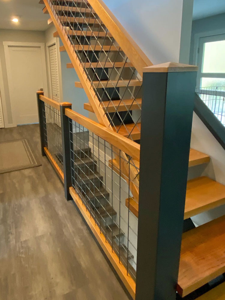 interior staircase renovation by Arama Building & Renovations in Qualicum Beach interior staircase renovation by Arama Building & Renovations in Qualicum Beach